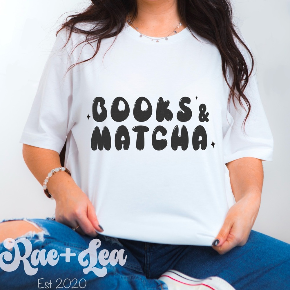 Books & Matcha T-Shirt